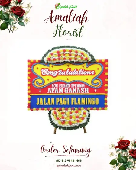 Sewa Papan Bunga Bacukiki
