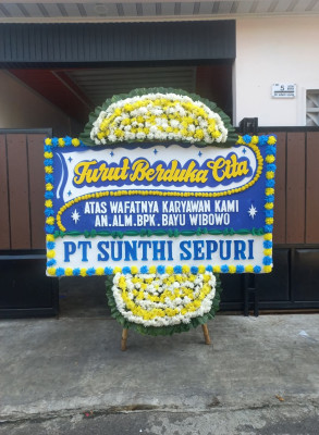 Papan Bunga Duka di Bacukiki