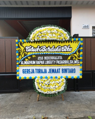 Papan Bunga Duka di Bacukiki